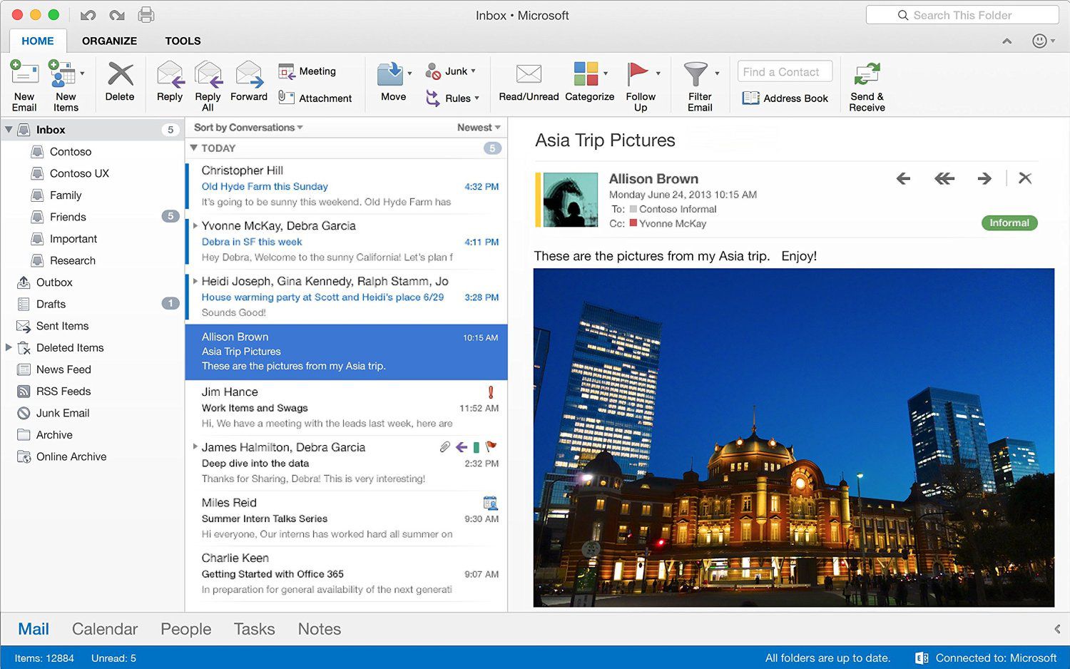 gmail contacts in outlook 2016 for mac
